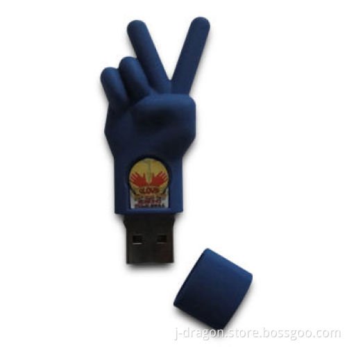 PVC USB Flash Drive with 512MB to 16GB Storage Capacity and 10-year Minimum Data Retention